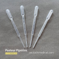 Pipetas Pasteur de plástico desechables